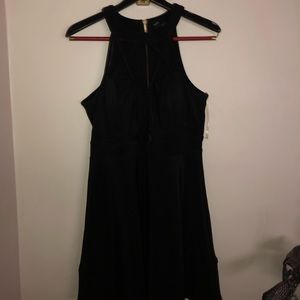 Black skater dress,